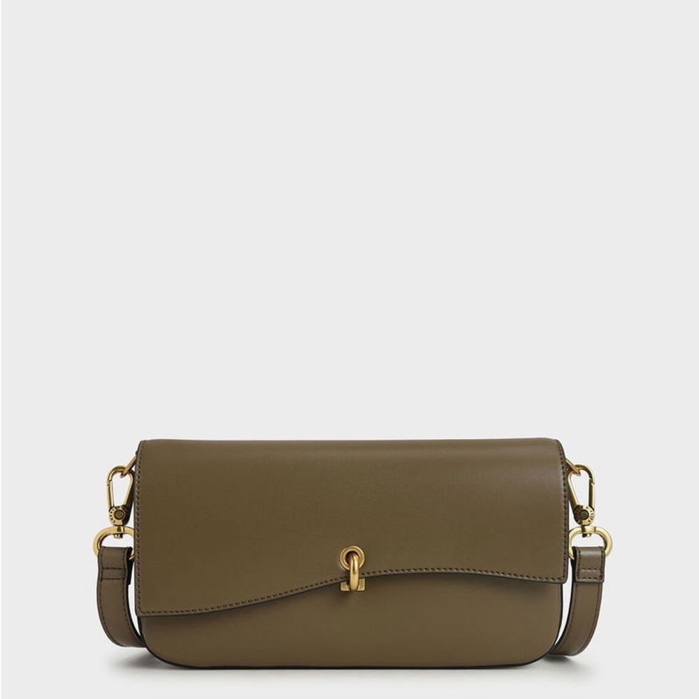 Charles & Keith Olive Crossbody Bag